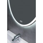Зеркало BelBagno 75х90 овальное с подсветкой и функцией антизапотевания SPC-VST-750-900-LED-TCH-WARM