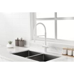 Смеситель Paulmark GRAVITY под фильтр с гибким изливом белый матовый Gr213888-WH