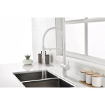 Смеситель Paulmark GRAVITY под фильтр с гибким изливом белый матовый Gr213888-WH