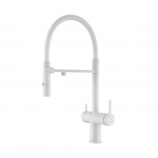 Смеситель Paulmark GRAVITY под фильтр с гибким изливом белый матовый Gr213888-WH