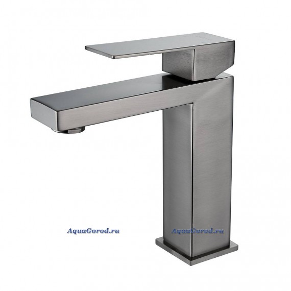 Смеситель для раковины Shevanik S7001T, оружейная сталь