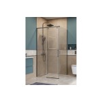 Душевой уголок BelBagno Soft Close профиль оружейная сталь SOFT_CLOSE-1-AH-1-120/100-C-GM