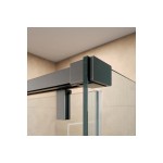 Душевой уголок BelBagno Soft Close профиль оружейная сталь SOFT_CLOSE-1-AH-1-120/100-C-GM