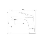 Смеситель для раковины Haiba черный матовый HB10816-7