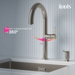Смеситель для кухни Iddis Спин (Spin) с каналом для питьевой воды сатин SPNBNCFi05