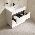 Тумба с раковиной IDDIS Рэй (Ray) напольная 70 см белый RAY70WFi95K