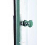 Душевая кабина Esbano CKR 100х80 раздвижная с крышей матовое стекло профиль хром ESKB108CKR