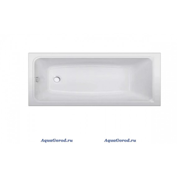 Акриловая ванна ALBA SPA Gamma 170x70 см, пристенная, белая, с каркасом