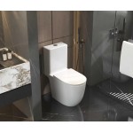 Унитаз-компакт AQUAme Торнадо с тонким ободом, бачком, c сиденьем AQM1007PRO+AQM1103 Унитаз-компакт AQUAme Торнадо с тонким ободом, бачком, c сиденьем AQM1007PRO+AQM1103