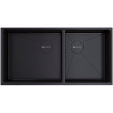 Мойка кухонная Omoikiri Taki 85-2-LB-U/IF Side GB из нержавеющей стали графит 4997039