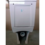 Унитаз-компакт Baniera Ханья Торнадо 3.0 безободковый с быстросъемным сиденьем микролифт, 610х370х800, B12005