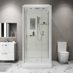 Душевая кабина Niagara Стандарт (Standart) 100x100 прозрачное стекло белый профиль ST100/15Q ST100/15QL/KL/BKT