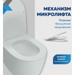 Унитаз подвесной Baniera Спарта Торнадо 3.0 безободковый с быстросъемным сиденьем микролифт, 510х355х370, B12001 Унитаз подвесной Baniera Спарта Торнадо 3.0 безободковый с быстросъемным сиденьем микролифт, 510х355х370, B12001