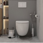 Унитаз подвесной Baniera Спарта Торнадо 3.0 безободковый с быстросъемным сиденьем микролифт, 510х355х370, B12001 Унитаз подвесной Baniera Спарта Торнадо 3.0 безободковый с быстросъемным сиденьем микролифт, 510х355х370, B12001