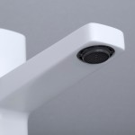 Смеситель для раковины WasserKraft Naab Saale белый матовый 9503