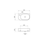 Раковина Lavinia Boho рукомойник полукруглая 40 см глянцевый белый 33311049 Раковина Lavinia Boho рукомойник полукруглая 40 см глянцевый белый 33311049