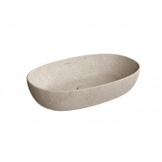 Раковина KERAMA MARAZZI Плаза 60 накладная с донным клапаном риккарди бежевый KMPLWB60MBEST0