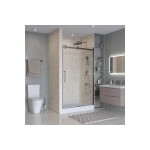 Душевая дверь в нишу BelBagno Marino 2 профиль оружейная сталь стекло прозрачное MARINO-2-BF-1-120-C-GM