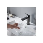Смеситель для раковины Shevanik оружейная сталь S4301T