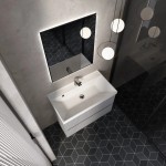Тумба с раковиной AQUAme S1 80 подвесная, 2 ящика, серая AQM900180GM/10.170.00800.001