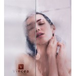 Душевая дверь в нишу Vincea Garda 140 профиль хром стекло шиншилла VDS-1G140CH