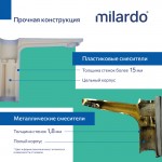 Смеситель для раковины Milardo Поли (Poli) хром глянцевый POLSB00M01