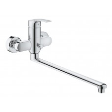 Смеситель для ванны Grohe Eurosmart с длинным поворотным изливом глянцевый хром 23992003