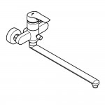 Смеситель для ванны Grohe Eurosmart с длинным поворотным изливом глянцевый хром 23992003 Смеситель для ванны Grohe Eurosmart с длинным поворотным изливом глянцевый хром 23992003