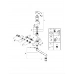 Смеситель для ванны Grohe Eurosmart с длинным поворотным изливом глянцевый хром 23992003 Смеситель для ванны Grohe Eurosmart с длинным поворотным изливом глянцевый хром 23992003