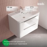 Тумба с раковиной Iddis Клауд Икс (Cloud X) 80 подвесная белый глянец CLX80W0i95K