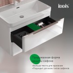 Тумба с раковиной Iddis Клауд Икс (Cloud X) 80 подвесная белый глянец CLX80W0i95K