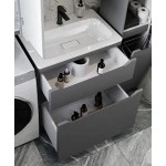 Тумба с раковиной Style Line Марелла 70 напольная серая СС-00002400/СС-00002368
