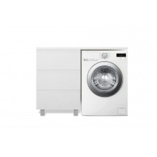 Тумба с раковиной Эстет Dallas Luxe 140 L напольная 3 ящика белая левая ФР-00002922 Тумба с раковиной Эстет Dallas Luxe 140 L напольная 3 ящика белая левая ФР-00002922