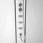 Душевая кабина Loranto NEO 120x80x190 низкий поддон прозрачное стекло профиль черный-матовый CS-21813