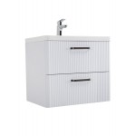 Тумба под умывальник BelBagno подвесная 606х426х500 белая матовая DUE-600-2C-SO-BL-P Тумба под умывальник BelBagno подвесная 606х426х500 белая матовая DUE-600-2C-SO-BL-P