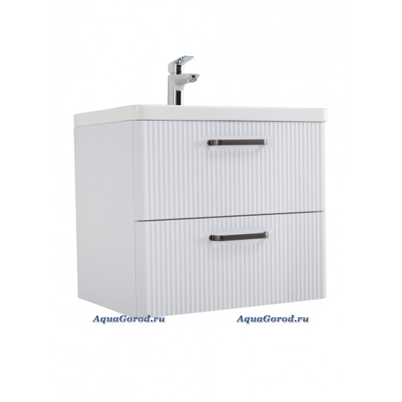 Тумба под умывальник BelBagno подвесная 606х426х500 белая матовая DUE-600-2C-SO-BL-P Тумба под умывальник BelBagno подвесная 606х426х500 белая матовая DUE-600-2C-SO-BL-P