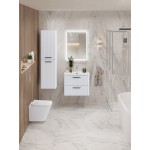 Тумба под умывальник BelBagno подвесная 606х426х500 белая матовая DUE-600-2C-SO-BL-P Тумба под умывальник BelBagno подвесная 606х426х500 белая матовая DUE-600-2C-SO-BL-P