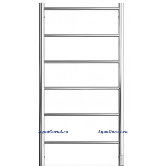 Полотенцесушитель электрический Двин J Neo 100/50 100x55 см, подключение справа, слева, полированный хром, лесенка 4657763755249