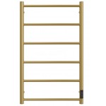 Полотенцесушитель Двин J Neo 4657795054365 80x55 см, подключение справа, слева, матовое золото, лесенка Полотенцесушитель Двин J Neo 4657795054365 80x55 см, подключение справа, слева, матовое золото, лесенка