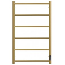 Полотенцесушитель Двин J Neo 4657795054365 80x55 см, подключение справа, слева, матовое золото, лесенка