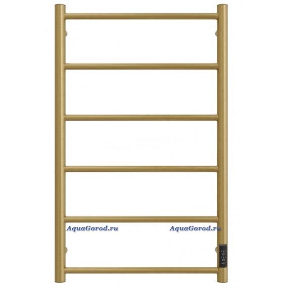 Полотенцесушитель Двин J Neo 4657795054365 80x55 см, подключение справа, слева, матовое золото, лесенка Полотенцесушитель Двин J Neo 4657795054365 80x55 см, подключение справа, слева, матовое золото, лесенка