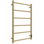 Полотенцесушитель Двин J Neo 4657795054365 80x55 см, подключение справа, слева, матовое золото, лесенка Полотенцесушитель Двин J Neo 4657795054365 80x55 см, подключение справа, слева, матовое золото, лесенка