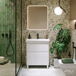 Зеркало-шкаф Alavann Lana 70х80 с подсветкой ALV0279002