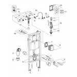 Инсталляция Grohe Rapid SL 3 в 1 с кнопкой смыва + Унитаз подвесной Grossman Style горизонтальный выпуск сиденье микролифт белый Grohe 38929000/GR-4475S