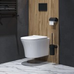 Инсталляция Grohe Rapid SL 3 в 1 с кнопкой смыва + Унитаз подвесной Grossman Style горизонтальный выпуск сиденье микролифт белый Grohe 38929000/GR-4475S