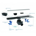 Душевой лоток Bettoserb Confluo Frameless Line 750 хром матовый 13701232-NEW Душевой лоток Bettoserb Confluo Frameless Line 750 хром матовый 13701232-NEW