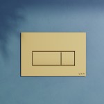 Кнопка смыва для инсталляции VitrA Root Square (Рут Скуэр) глянцевое золото 740-2324