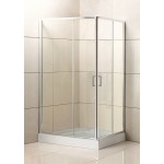 Душевой уголок BelBagno Uno 120х100 раздвижной стекло прозрачное профиль хром глянец UNO-195-AH-2-120/100-C-Cr