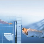 Инсталляция Grohe Rapid SL 4 в 1 с кнопкой + Унитаз подвесной Grossman Style горизонтальный выпуск сиденье микролифт белый Grohe 38813001/GR-4475S