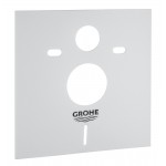 Инсталляция Grohe Rapid SL 4 в 1 с кнопкой + Унитаз подвесной Grossman Style горизонтальный выпуск сиденье микролифт белый Grohe 38813001/GR-4475S